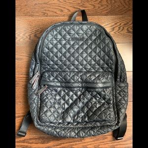 MZ Wallace Black Oxford Backpack